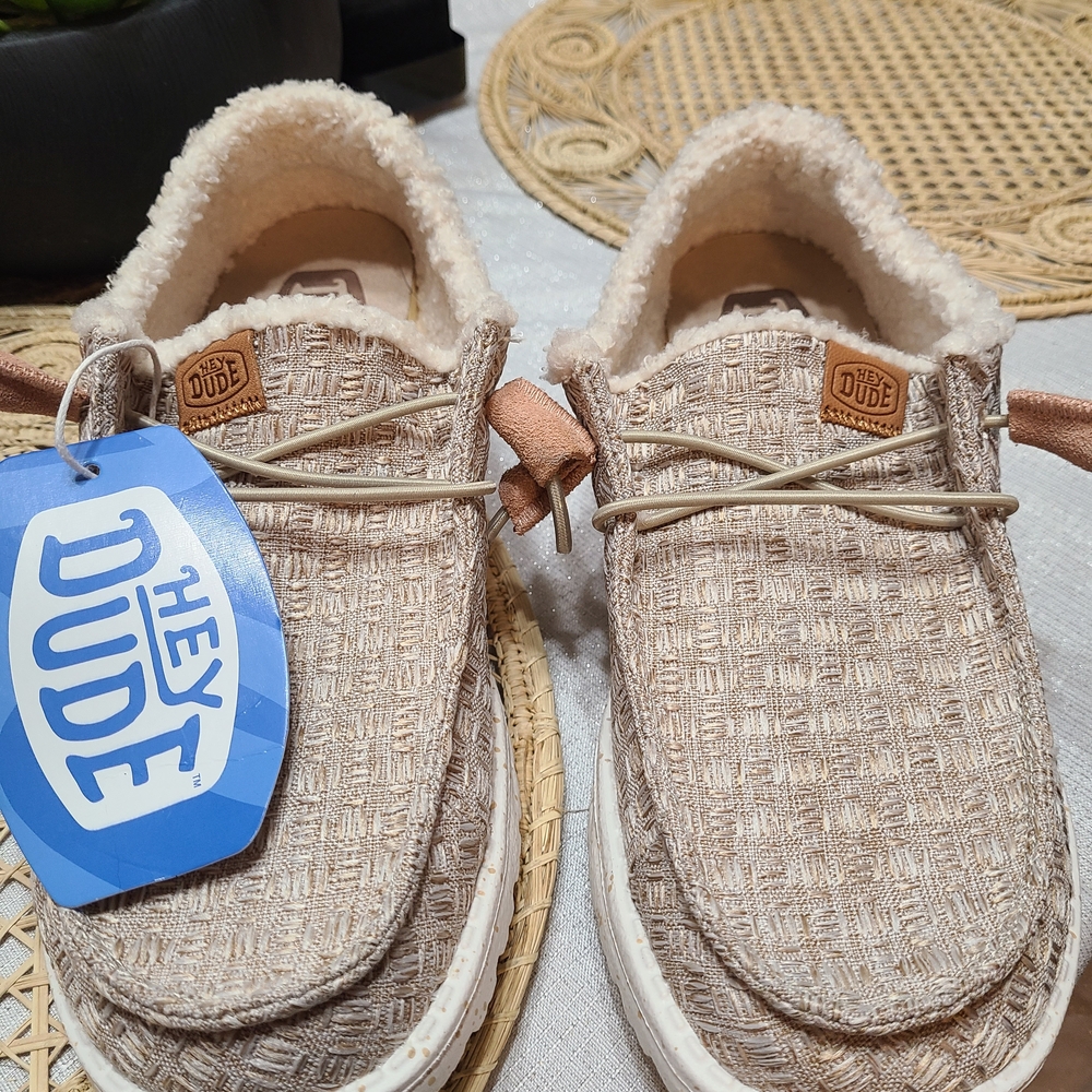 Hey Dude Beige Casual Shoes